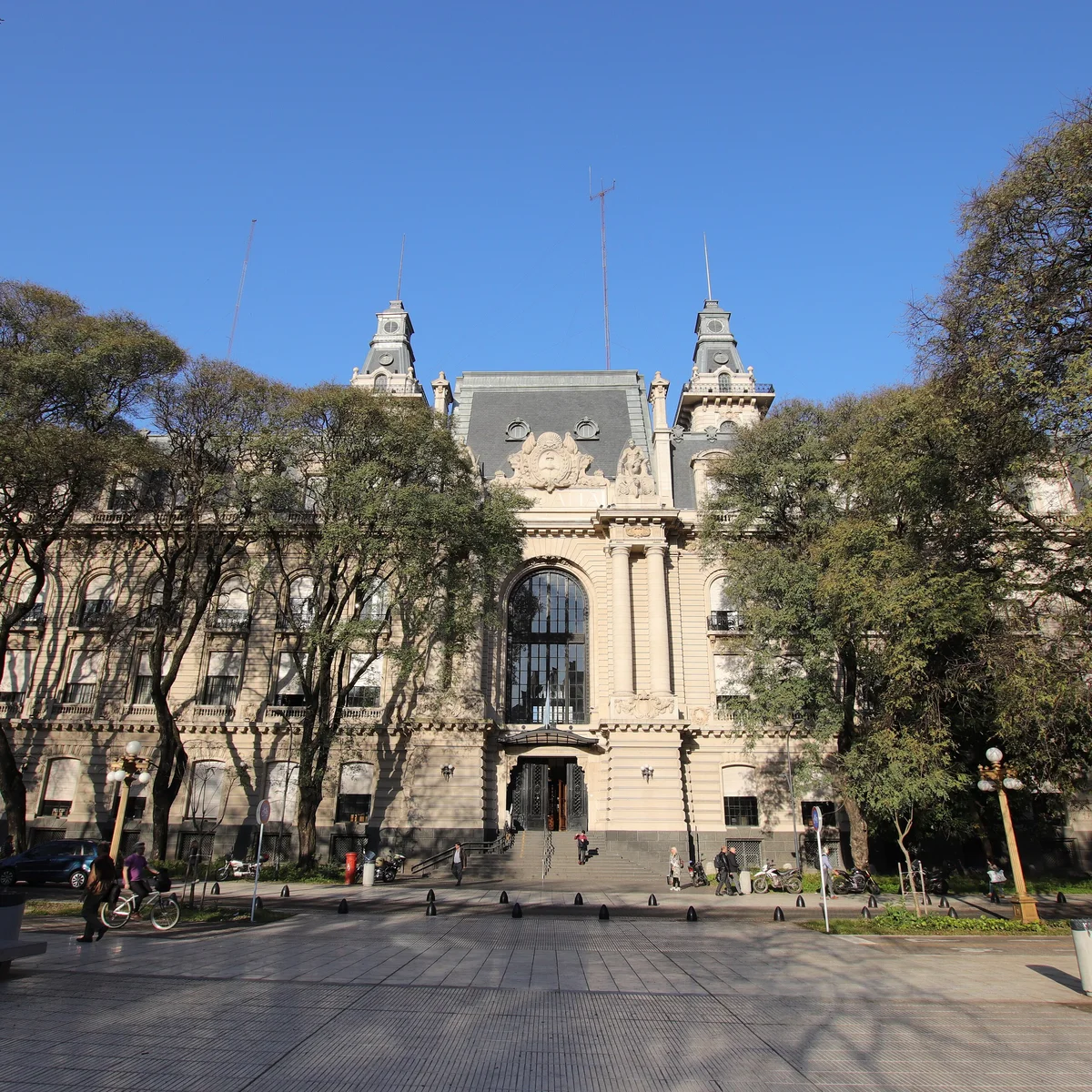 Edificio histórico de la Aduana de Buenos Aires en la zona portuaria