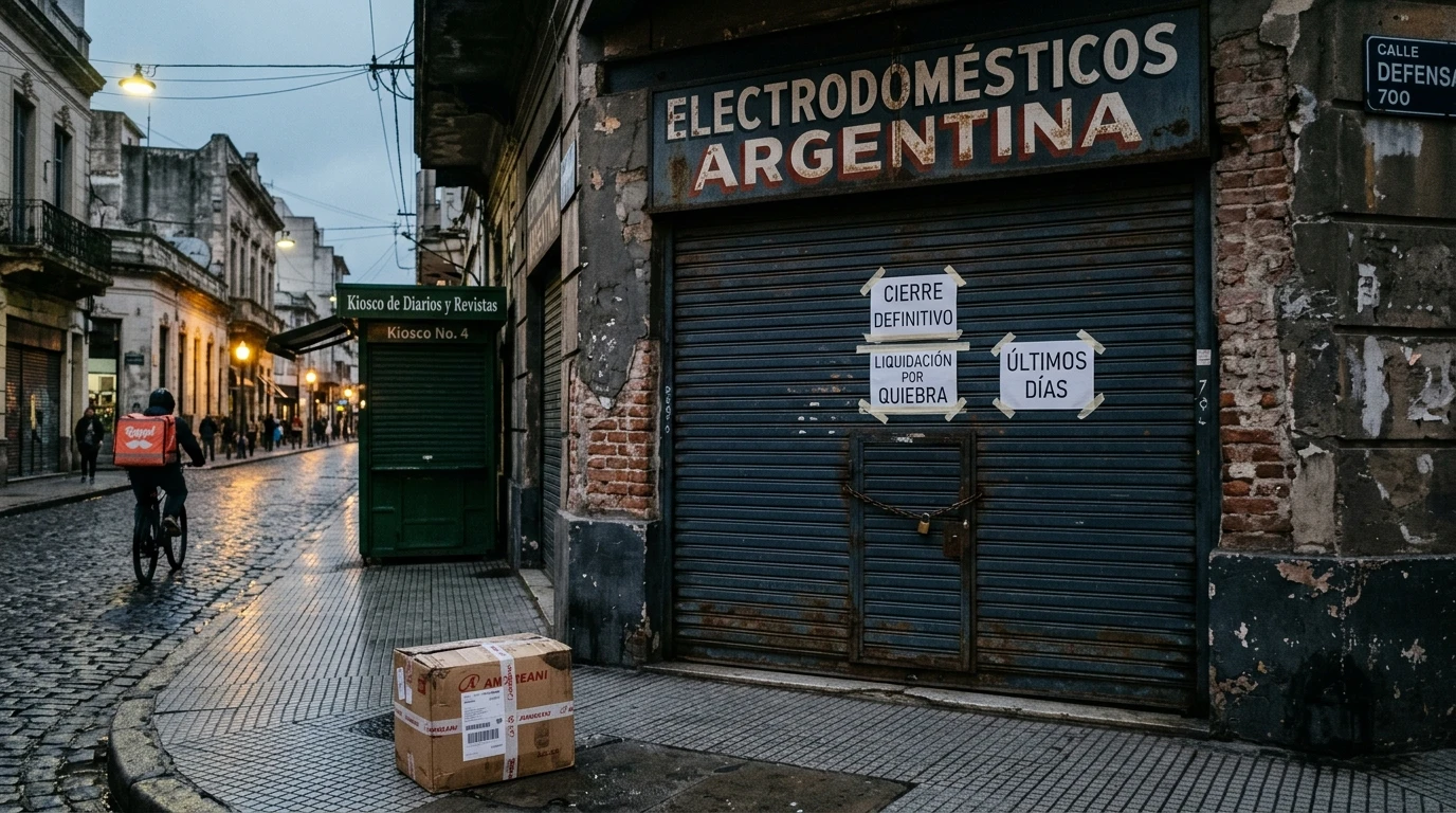 La doble pinza del retail: quiebran cadenas y Mercado Libre récord