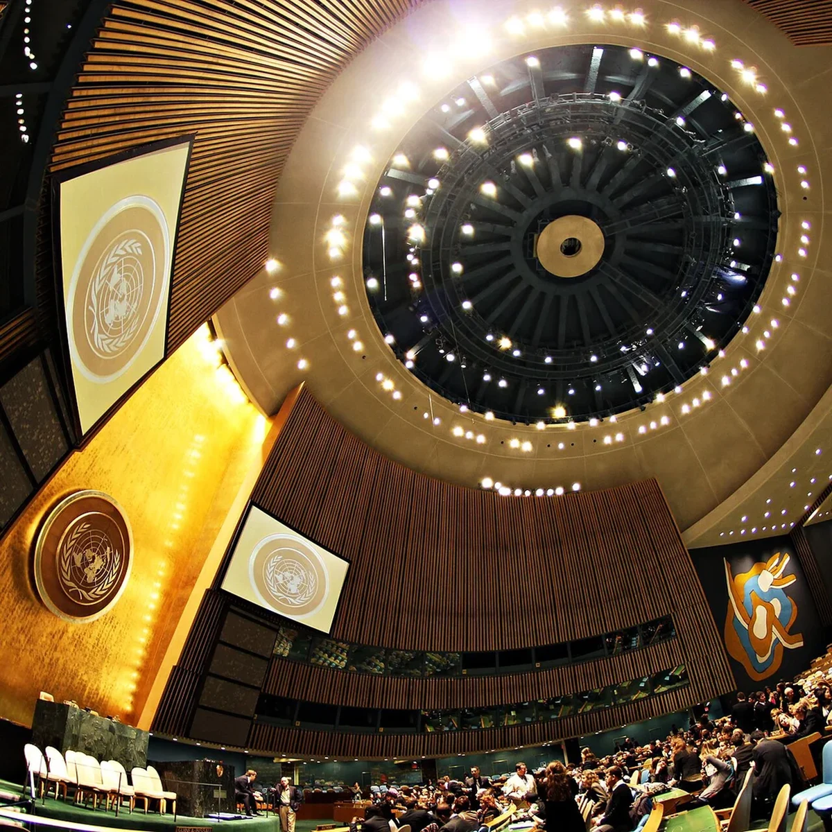 Salón de la Asamblea General de las Naciones Unidas